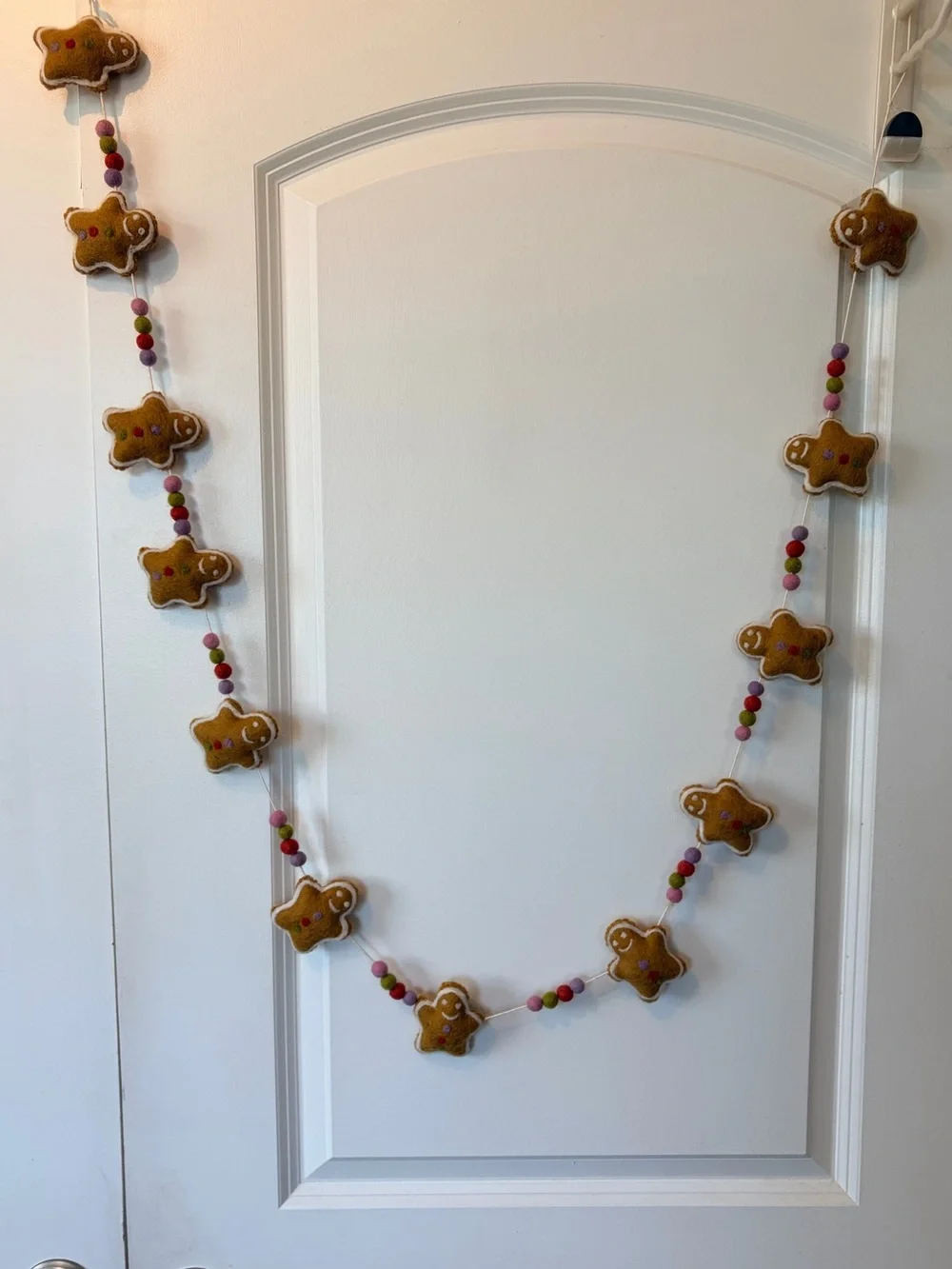 Felt Gingerbread Man Garland 72